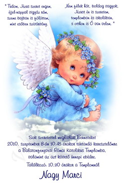 10. Keresztel� megh�v� minta - pausz tekecses 