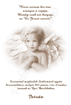 16. Keresztel� megh�v� minta - pausz tekecses 