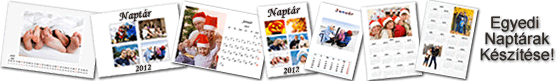 Egyedi F�nyk�pes Napt�rak K�sz�t�se